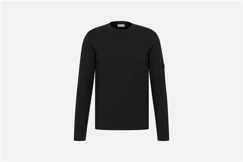 pach dior|Dior Patch Sweater Black Punto Milano Wool .